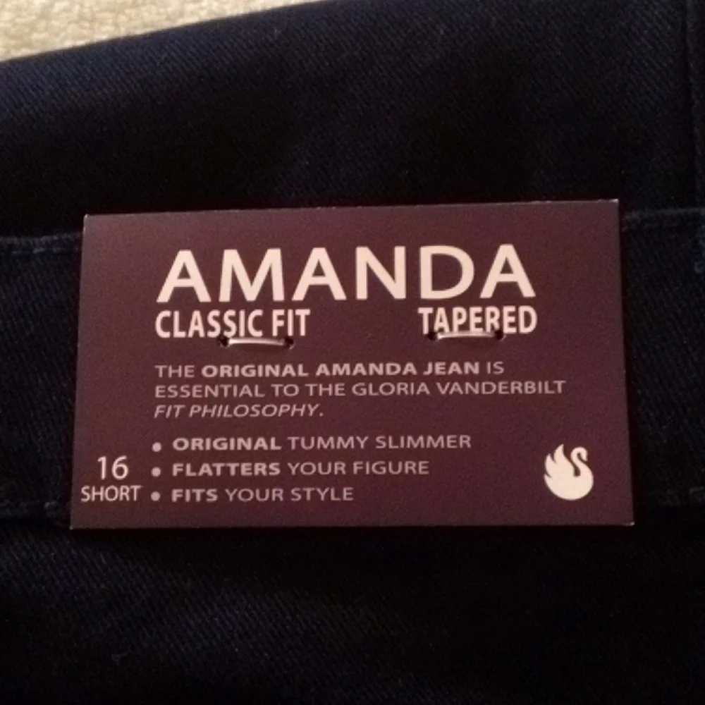 GLORIA VANDERBILT CLASSIC FIT WOMENS SIZE 16 JEANS - Picture 3 of 10
